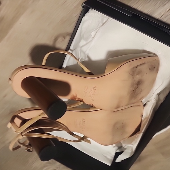 Nappa Leather Asymmetrical Open Toe Shoes - Picture 4 of 6